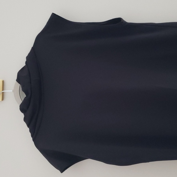 Bryn Walker Women Lavinia Tunic Top Medium Black Cowl Neck Lagenlook Minimalist - Picture 8 of 15